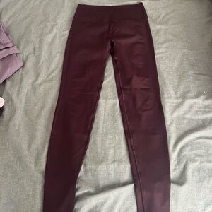 Chocolate Brown Alphalete Amplify Leggings